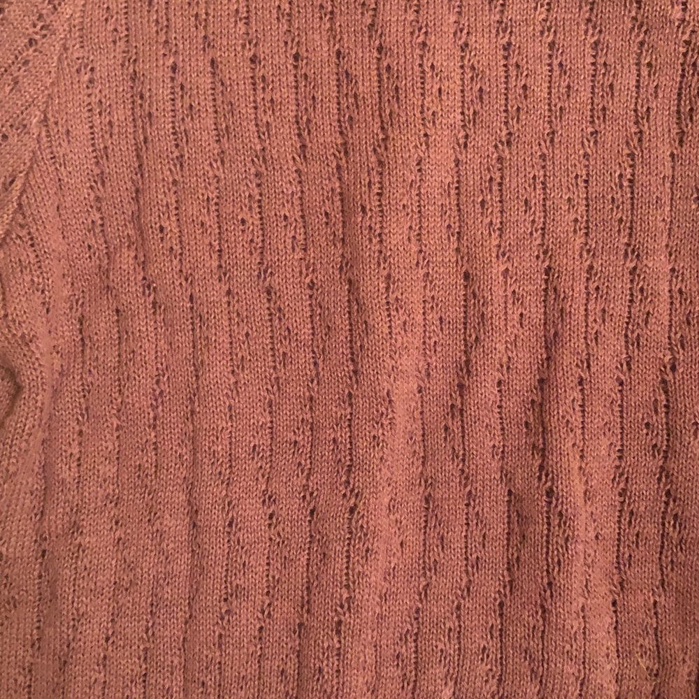 Urban Outfitters Men's Short-Sleeve Knit Polo in Plum - Picture 6 of 6